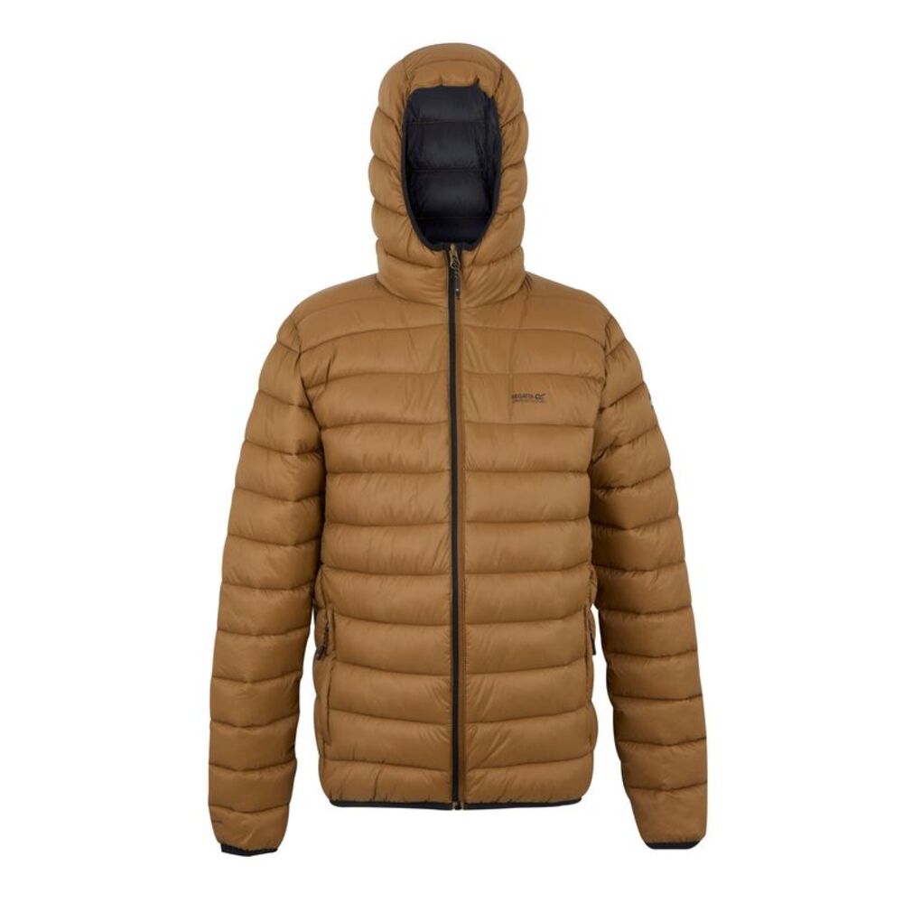Regatta Mens Marizion Baffled  Padded Jacket / Nut Brown